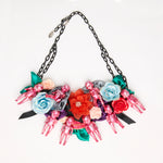 girls are born from roses -necklace - floral collection