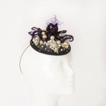 Ursula bespoke headpiece hat fascinator