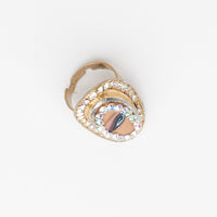 "look at me in the eye" doll - oval ring