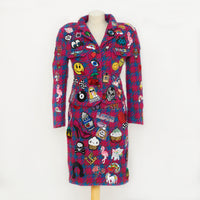 sew on patches pop art suit