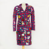 sew on patches pop art suit