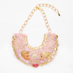 Ken & barbie doll love story necklace- 00s aesthetic