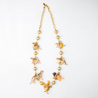 circus animal tigers & lions jumping trough ring master hoop toy necklace