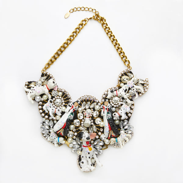 101 cruella & dalmatian necklace