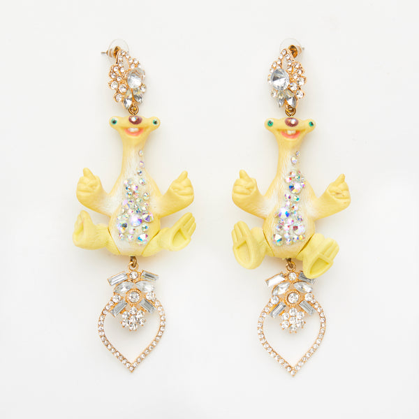 Sid the Sloth from Ice Age-  toy earrings