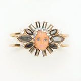 miniature sparkly hair doll bracelet