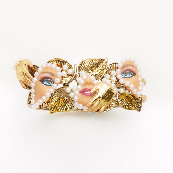 tell me your secret - doll eye & mouth bracelet