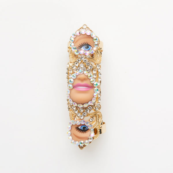 phalanx eyes & mouths baroque ring