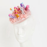 my little pony headpiece with bows pink fascinator