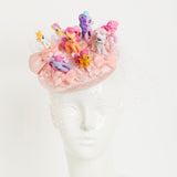 my little pony headpiece with bows pink fascinator