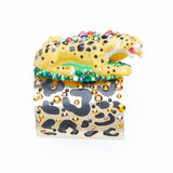 Jaguar cuff with rhinestones