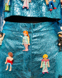 bespoke Playmobils toys figurines ensemble top & trousers size small  8-10